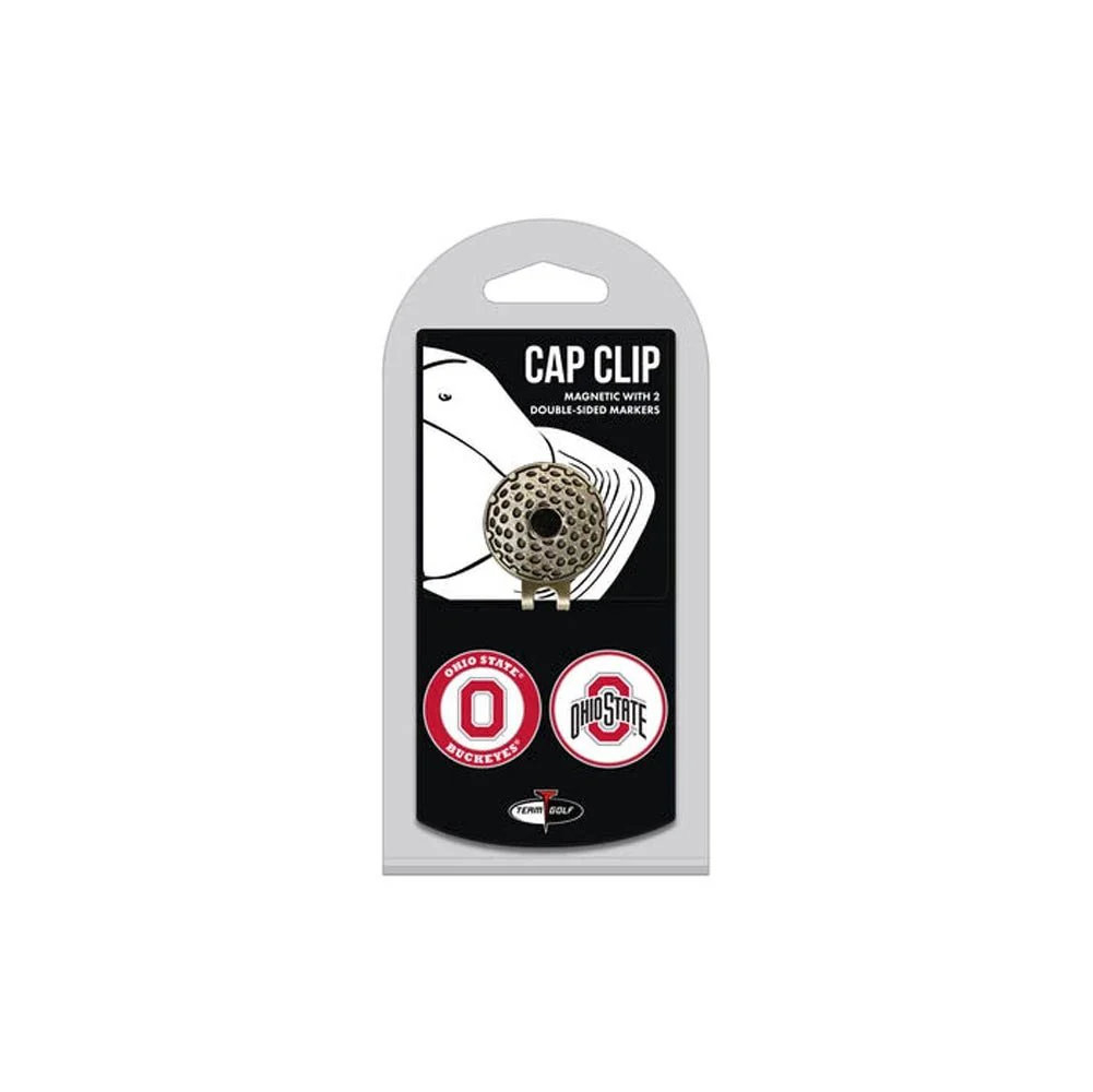 Team Golf NCAA Hat Clip with Ball Marker - Ohio State Buckeyes