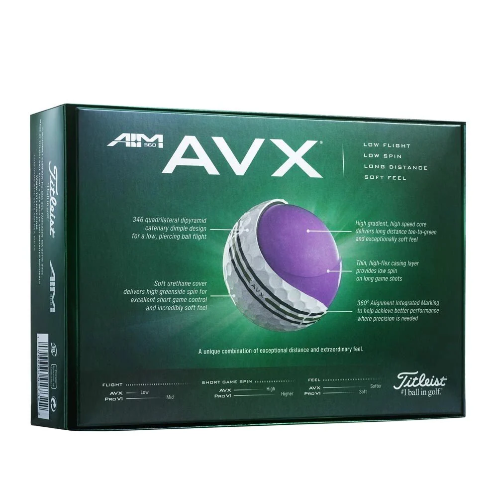 Titleist AVX AIM 360 Golf Balls - Prior Generation - Image 5