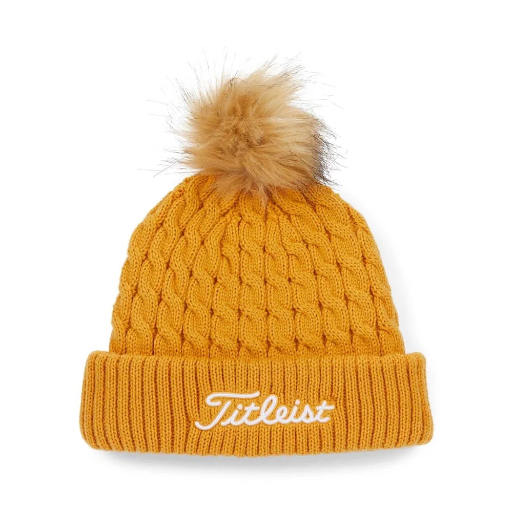 Titleist Cable Knit Pom Pom Golf Beanie - Image 18