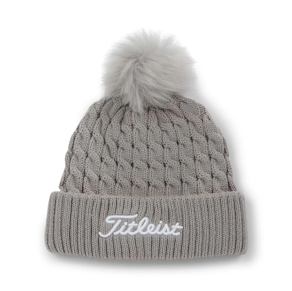 Titleist Cable Knit Pom Pom Golf Beanie - Image 9