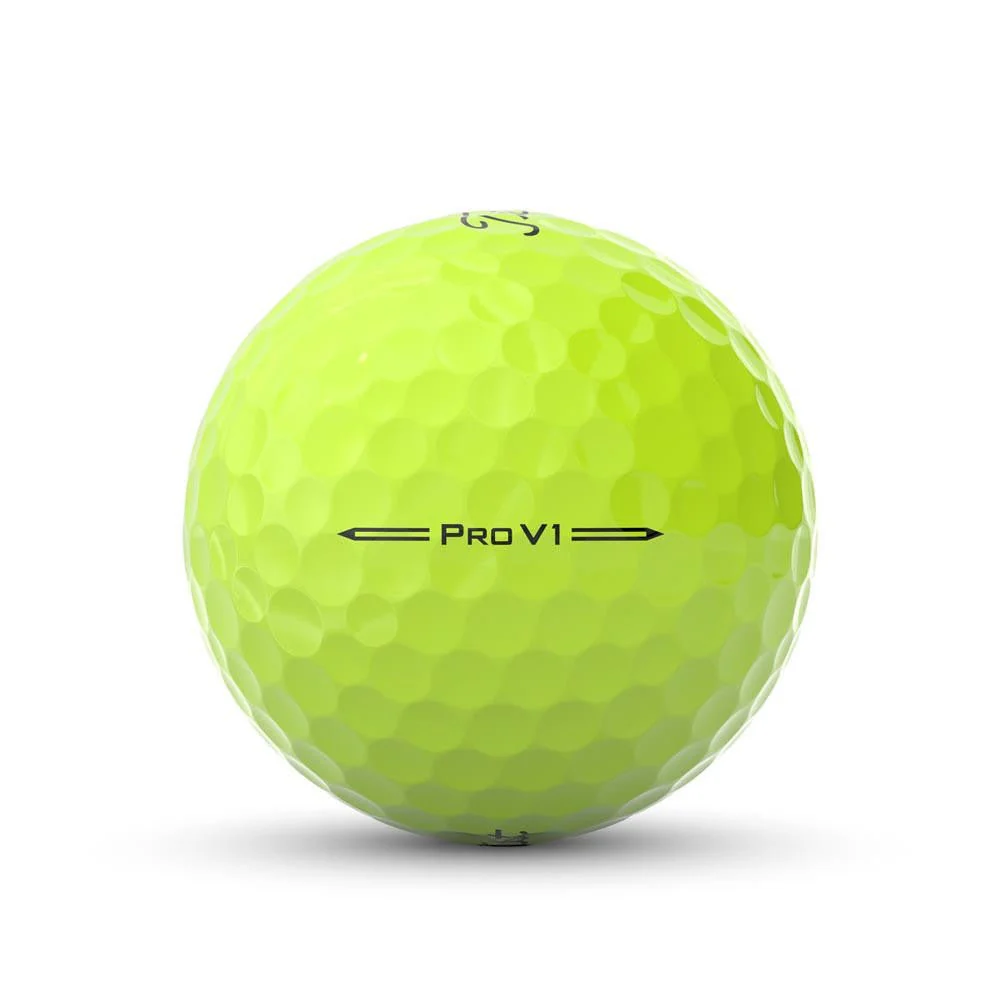 Titleist Pro V1 Golf Balls - Yellow - 2023 - Prior Generation - Image 3