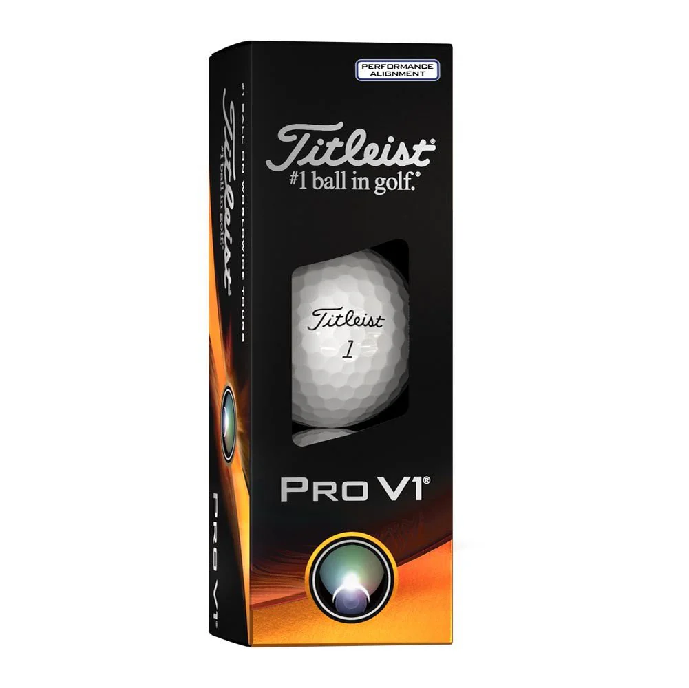 Titleist Pro V1 Performance Alignment Golf Balls - Blue - 2023 - Prior Generation - Image 4