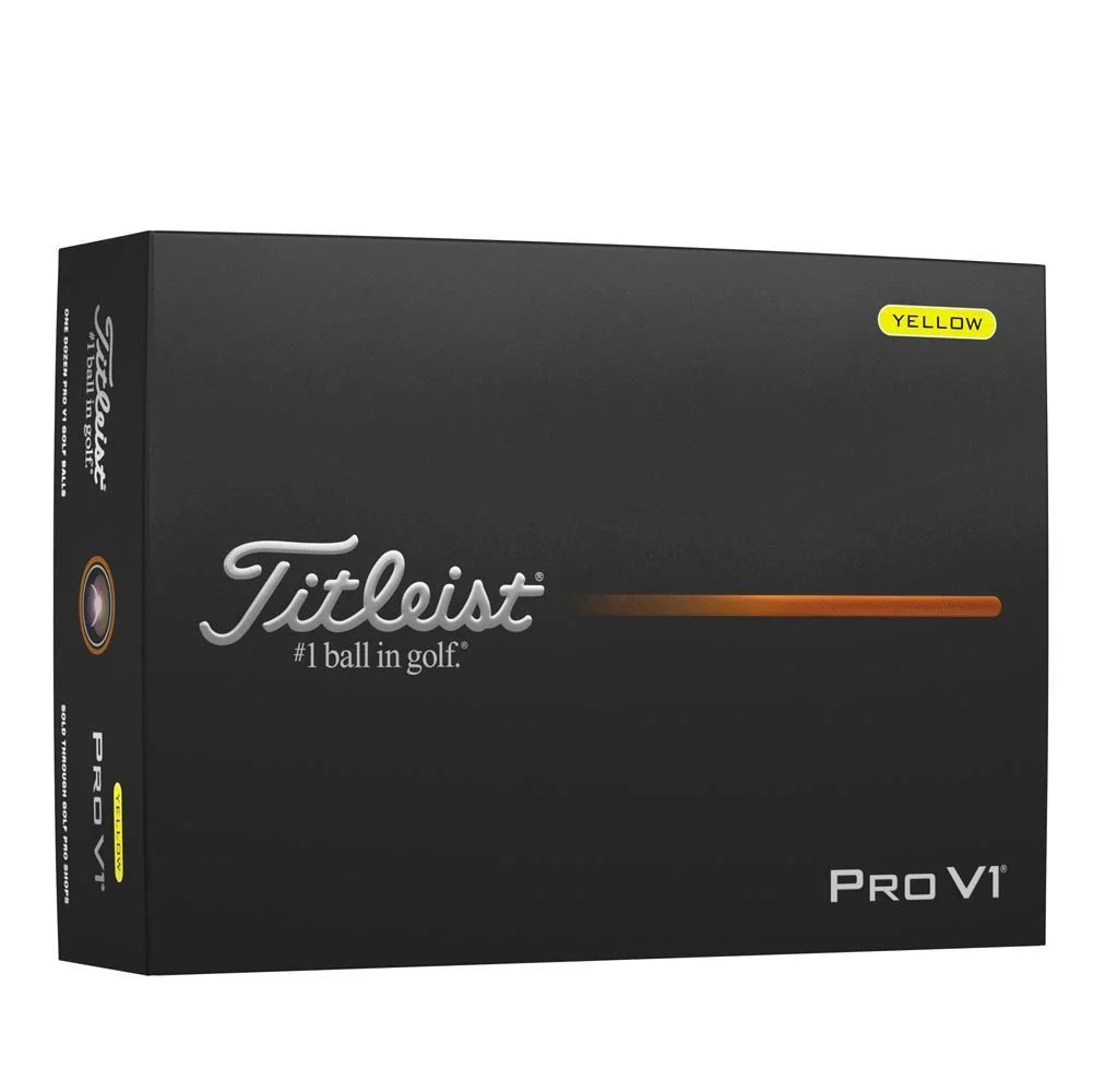 Titleist Pro V1 Yellow Personalized Golf Balls - Image 2