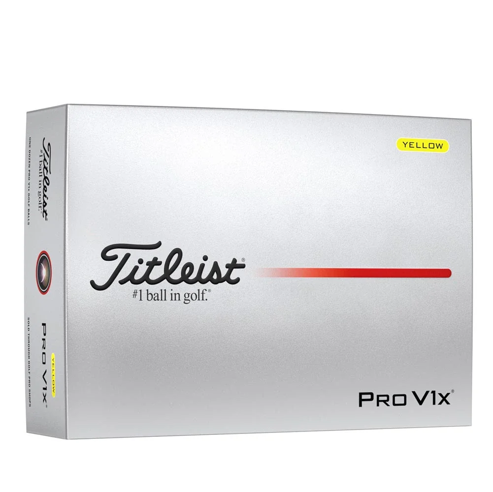 Titleist Pro V1x Golf Balls - Yellow