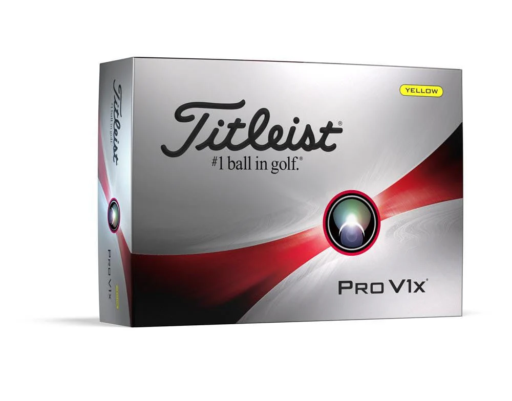 Titleist Pro V1x Golf Balls - Yellow - 2023 - Prior Generation