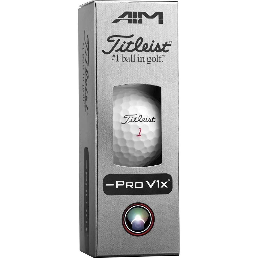 Titleist Pro V1x Left Dash AIM Enhanced Alignment Personalized Golf Balls - Image 6