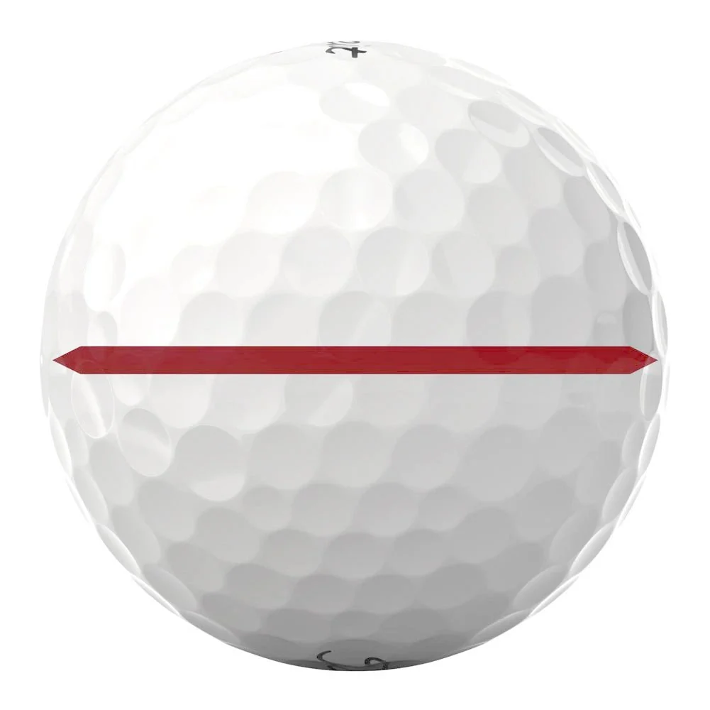 Titleist Pro V1x Left Dash Performance Alignment Golf Balls - Red - Prior Generation - Image 3