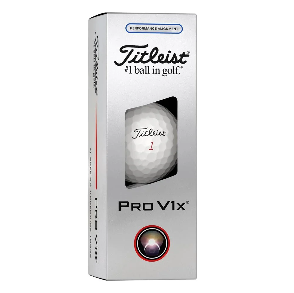 Titleist Pro V1x Performance Alignment Golf Balls - Blue - Image 8