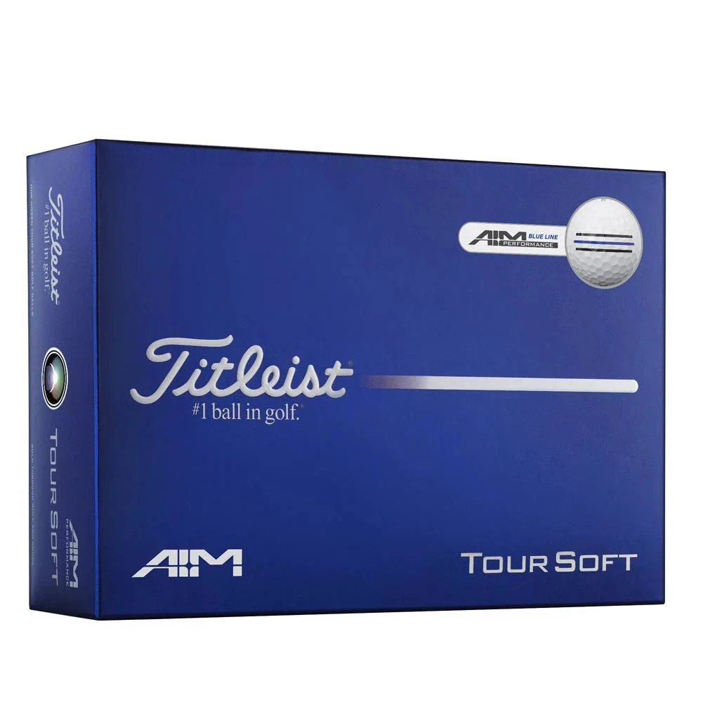 Titleist Tour Soft AIM Golf Balls - Blue