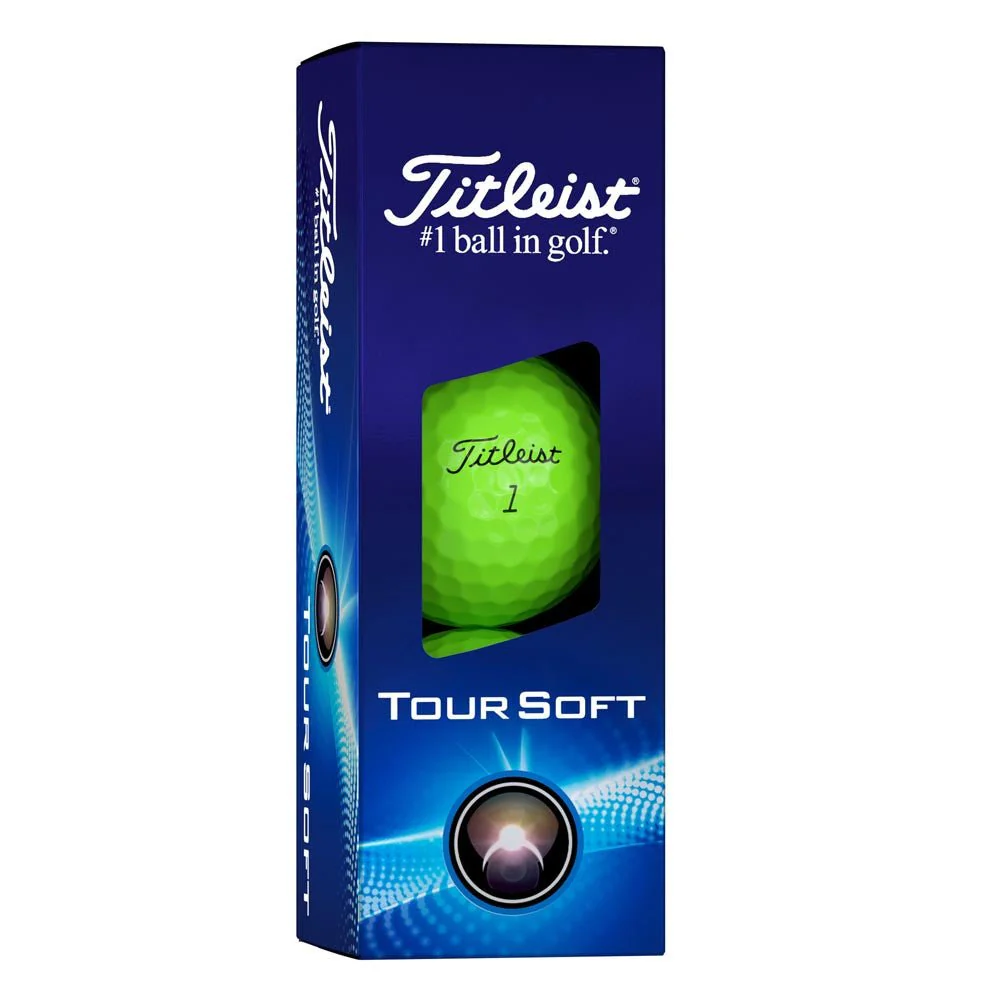 Titleist Tour Soft Golf Balls - Green - Prior Generation - Image 6