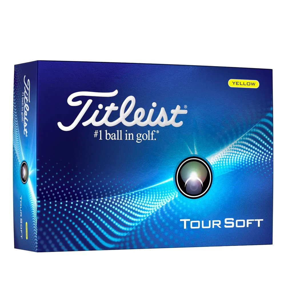 Titleist Tour Soft Golf Balls - Yellow - Prior Generation