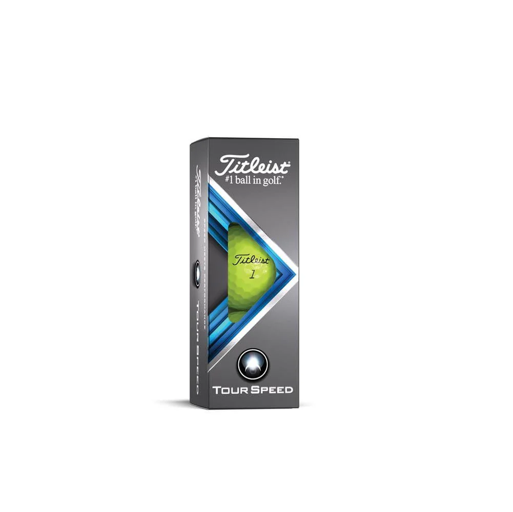 Titleist Tour Speed Golf Balls - Yellow - 2022 - Image 12