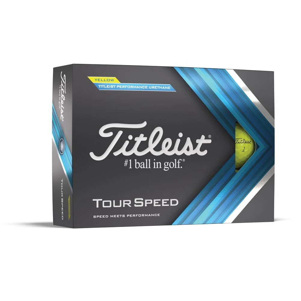 Titleist Tour Speed Golf Balls - Yellow - 2022 - Image 6