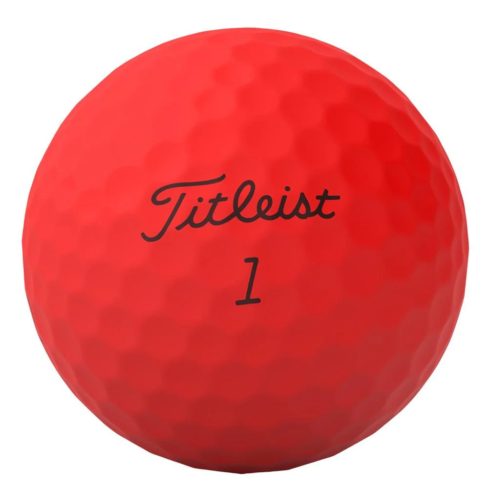 Titleist TruFeel Golf Balls - Matte Red - Prior Generation - Image 2