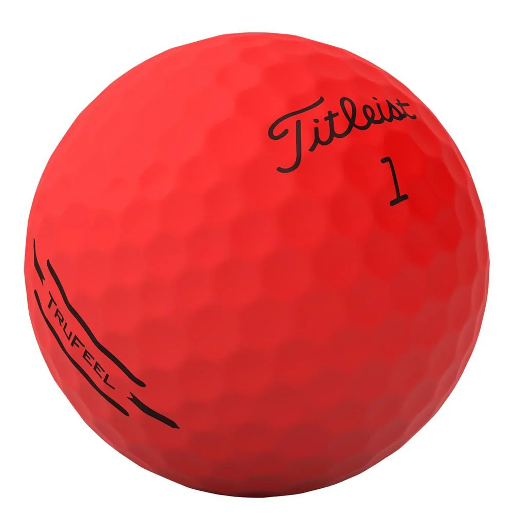 Titleist TruFeel Golf Balls - Matte Red - Prior Generation - Image 3