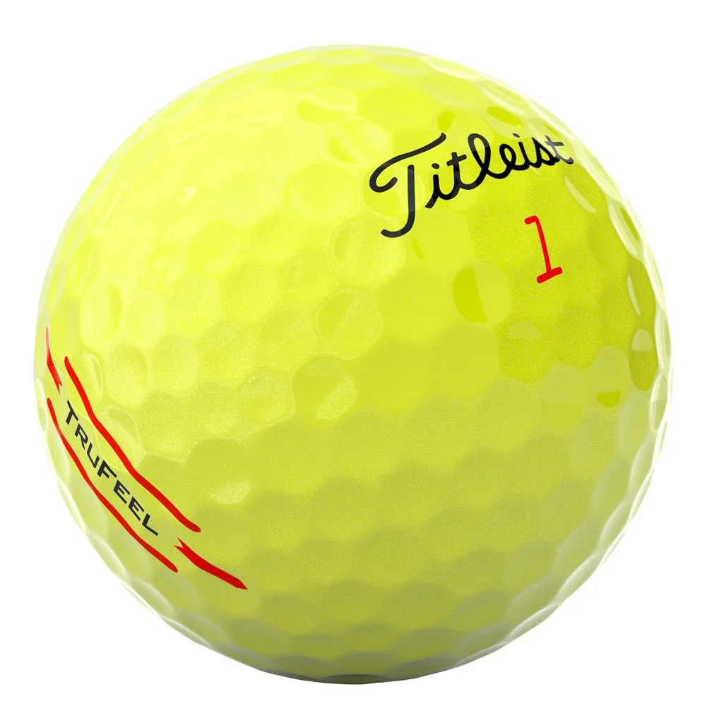 Titleist TruFeel Golf Balls - Yellow - Prior Generation - Image 3