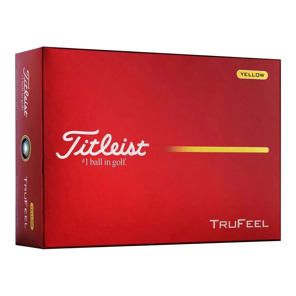 Titleist TruFeel Yellow Personalized Golf Balls - Image 2