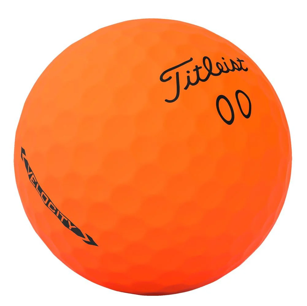 Titleist Velocity Double Digit Golf Balls - Matte Orange - Prior Generation - Image 3