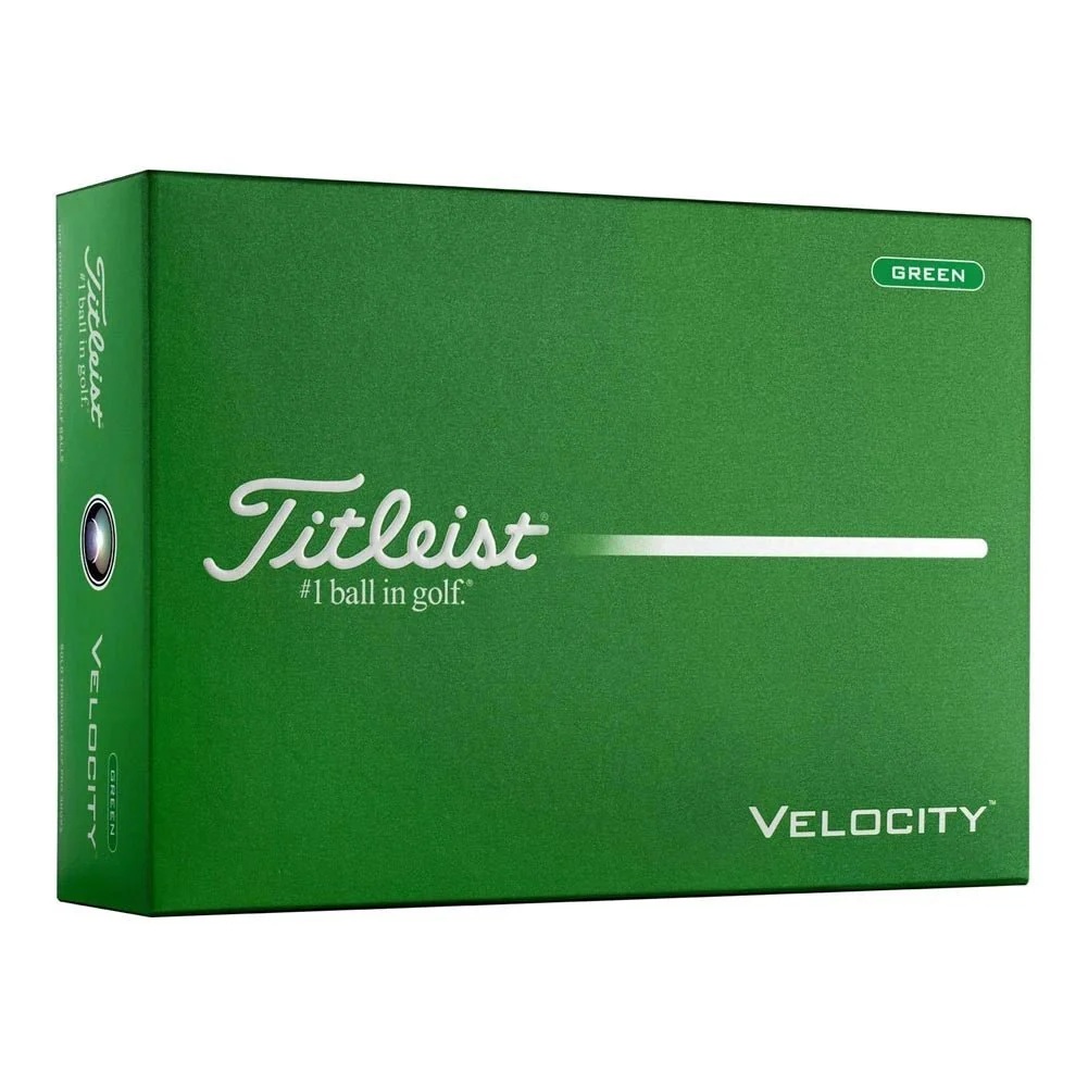 Titleist Velocity Matte Green Personalized Golf Balls - Image 2