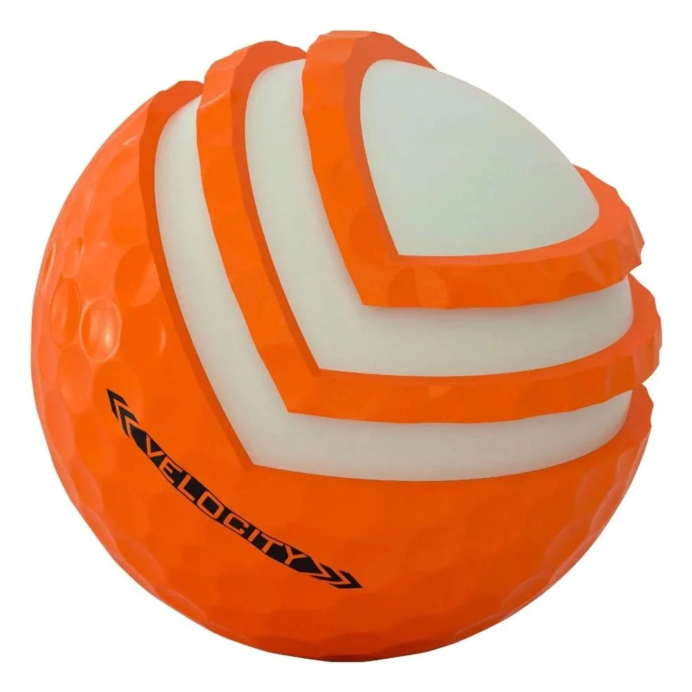 Titleist Velocity Matte Orange Personalized Golf Balls - Image 6