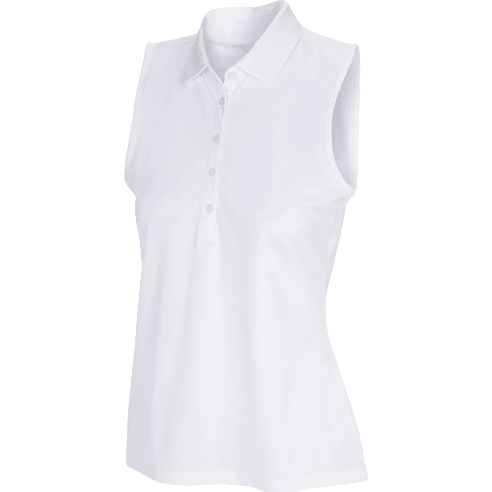 Tourney Women's Victory Performance Sleeveless Golf Polo - Image 3