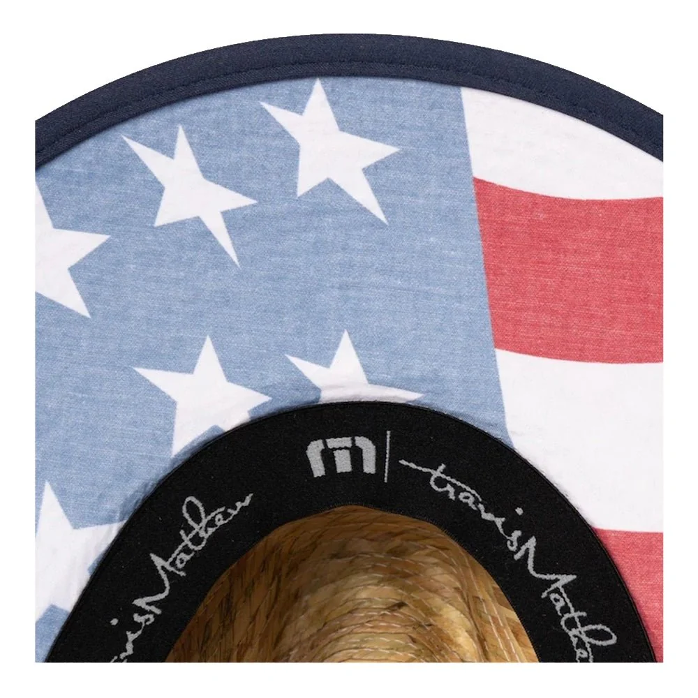 Travis Mathew Bill Of Rights Straw Hat - Image 3