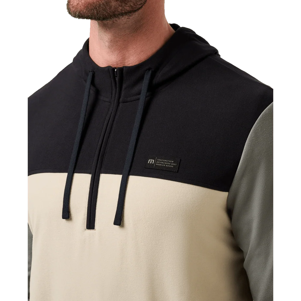 Travis Mathew Brrrr Season Golf 1/4 Zip Hoodie - Image 3