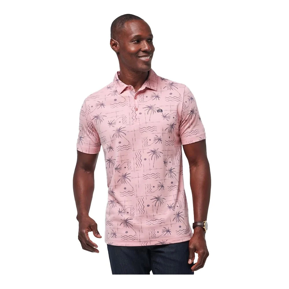 Travis Mathew Coconut Palm Golf Polo