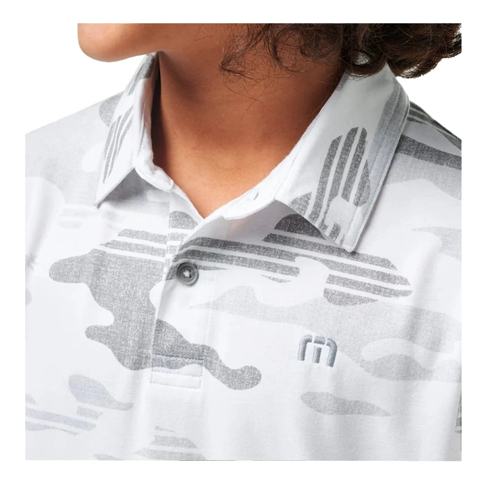 Travis Mathew Junior Boys Heater Camo Polo - Image 3