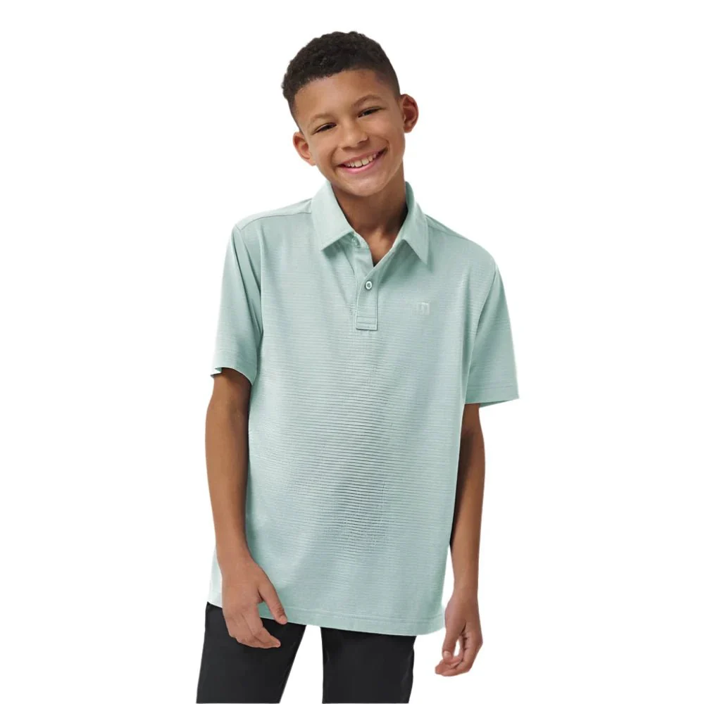 Travis Mathew Junior Boys The Heater Golf Polo - Image 5