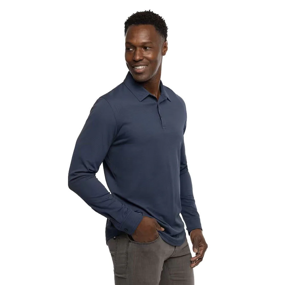 Travis Mathew State Room Long Sleeve Golf Polo - Image 10