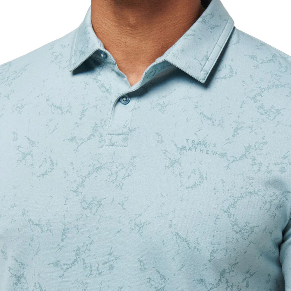 Travis Mathew Warmer Tides Scoop Golf Polo - Image 2