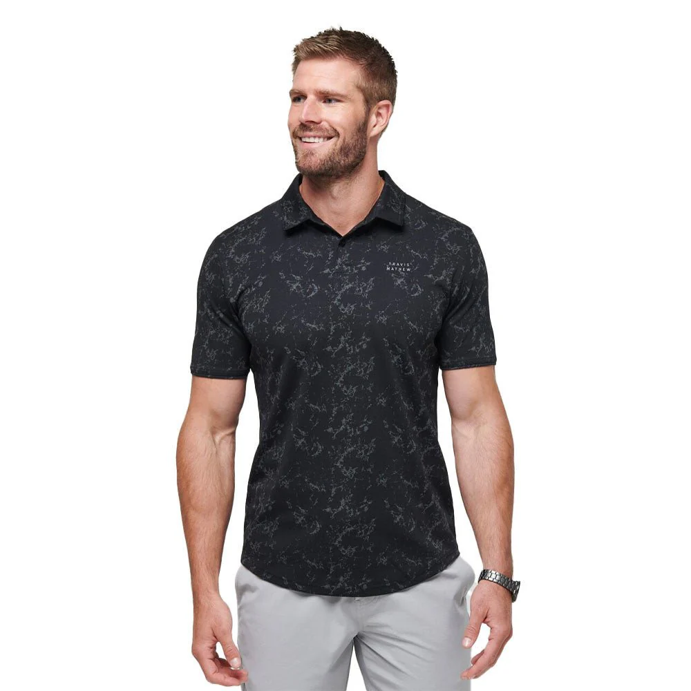 Travis Mathew Warmer Tides Scoop Golf Polo - Image 3