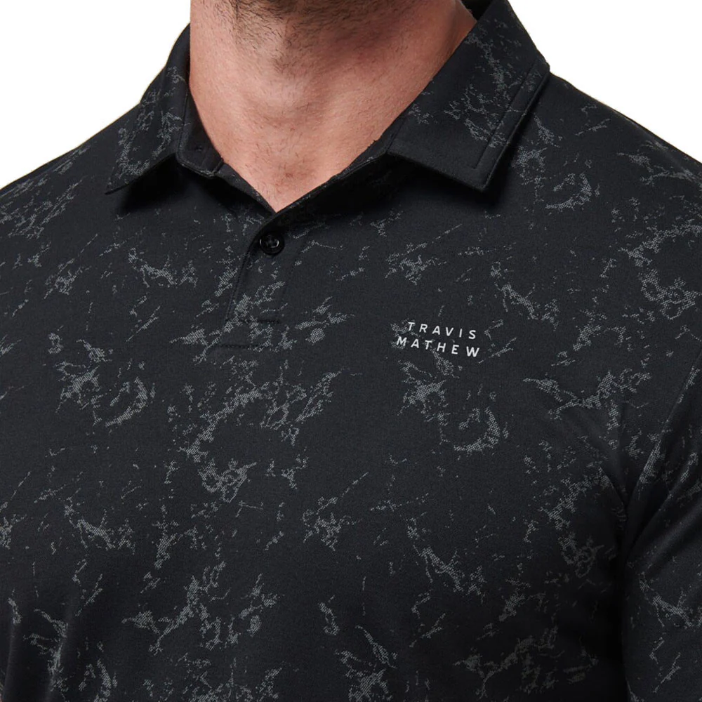 Travis Mathew Warmer Tides Scoop Golf Polo - Image 4