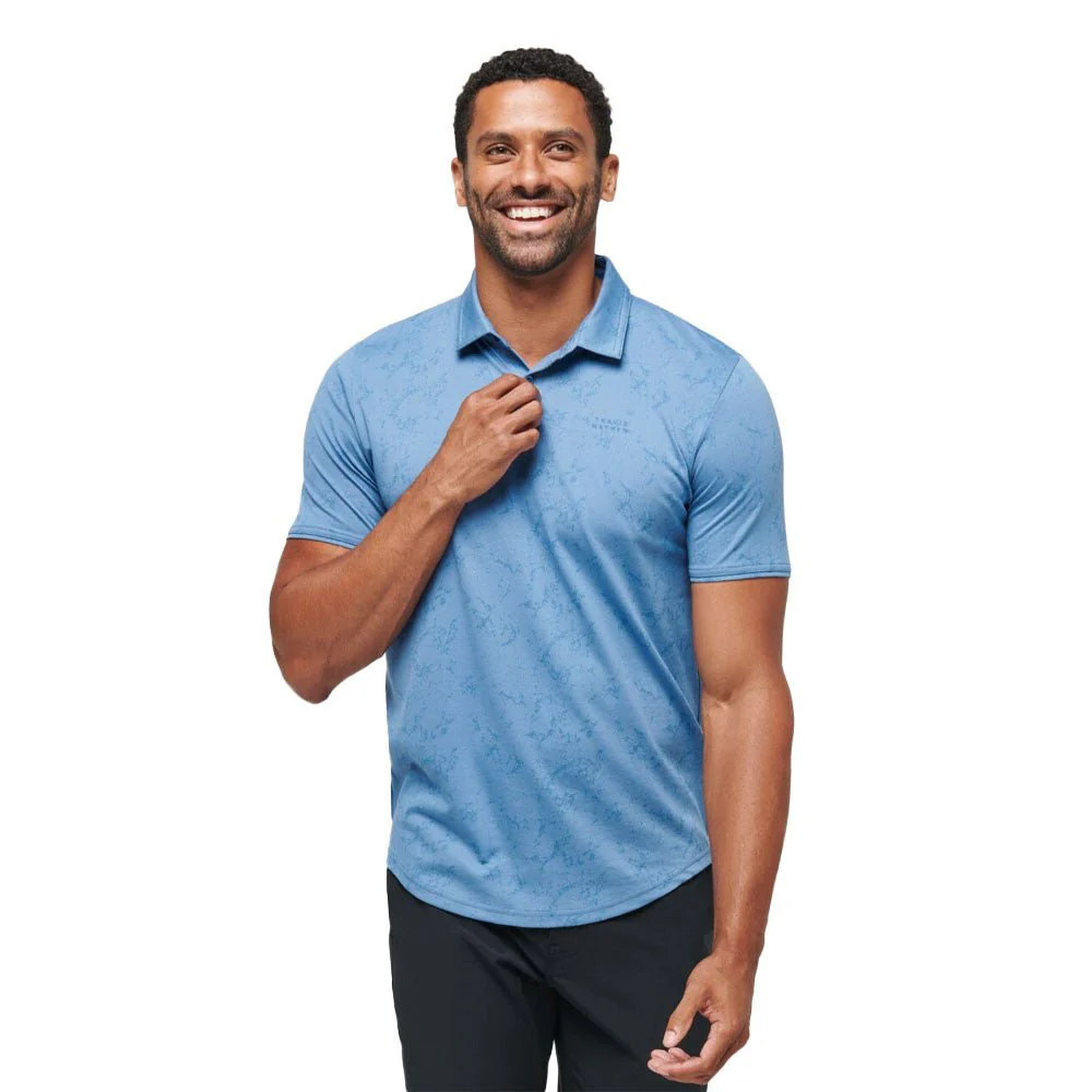 Travis Mathew Warmer Tides Scoop Golf Polo - Image 5