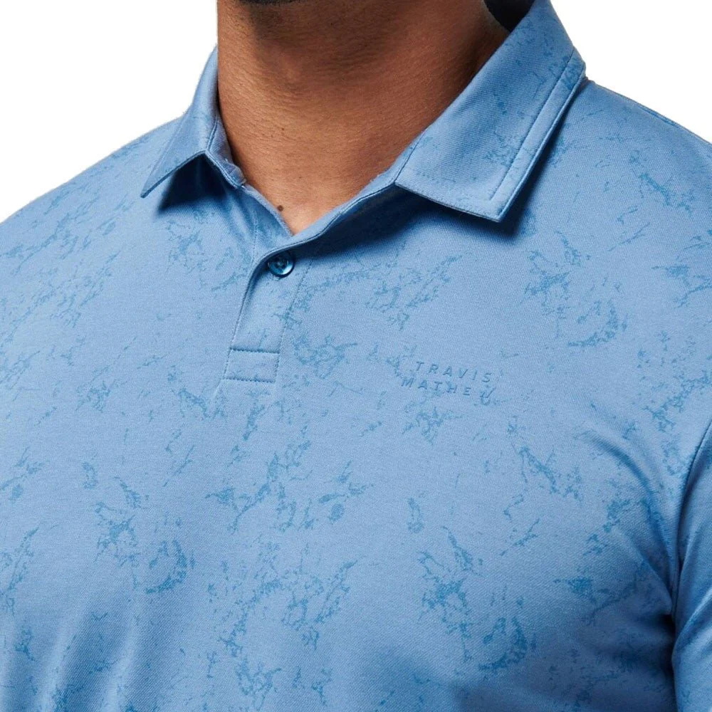 Travis Mathew Warmer Tides Scoop Golf Polo - Image 6