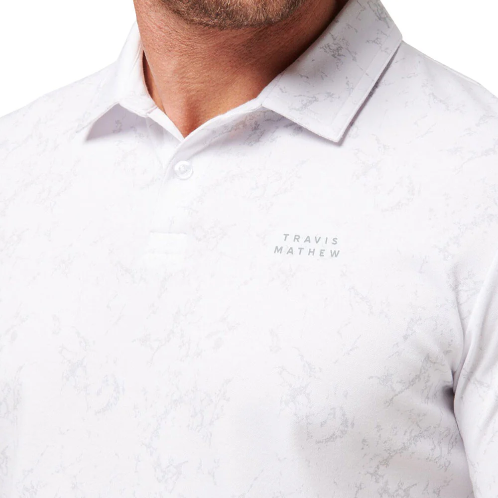 Travis Mathew Warmer Tides Scoop Golf Polo - Image 8