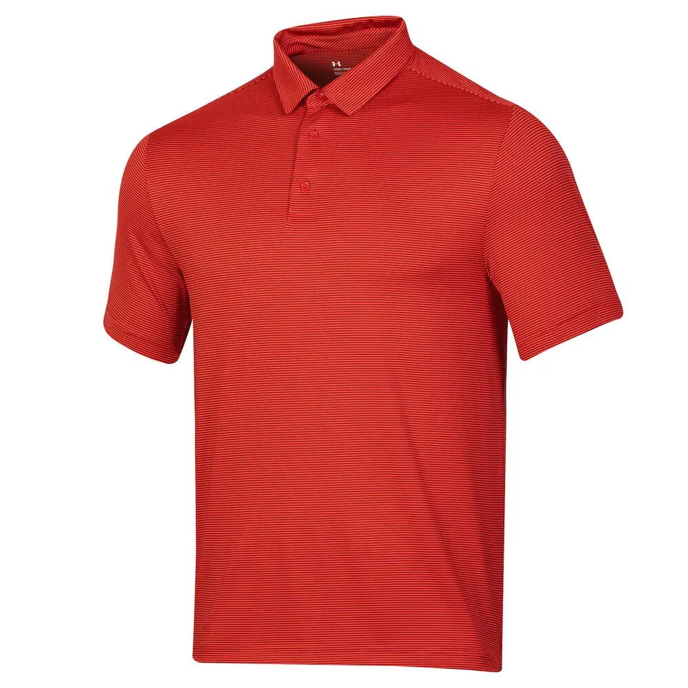 Under Armour T2 Green Bridge Stripe Golf Polo