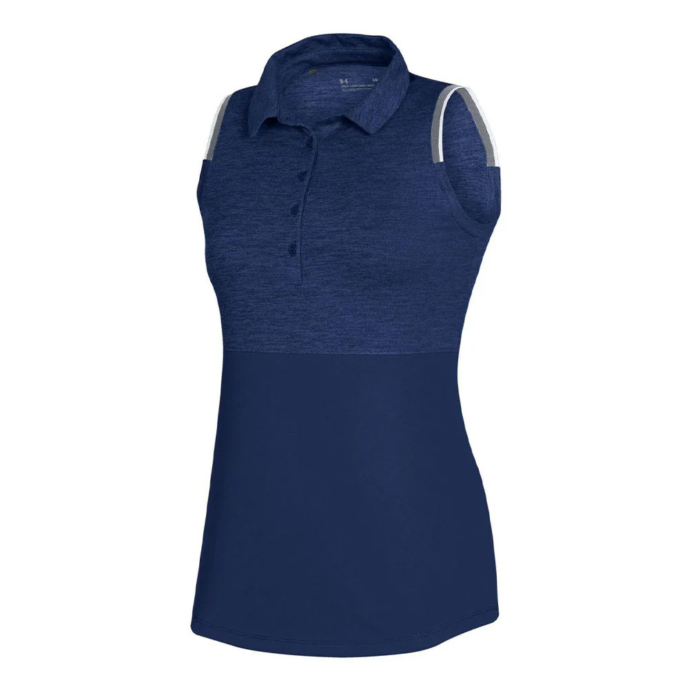 Under Armour Women's Zinger Heather Block Golf Polo