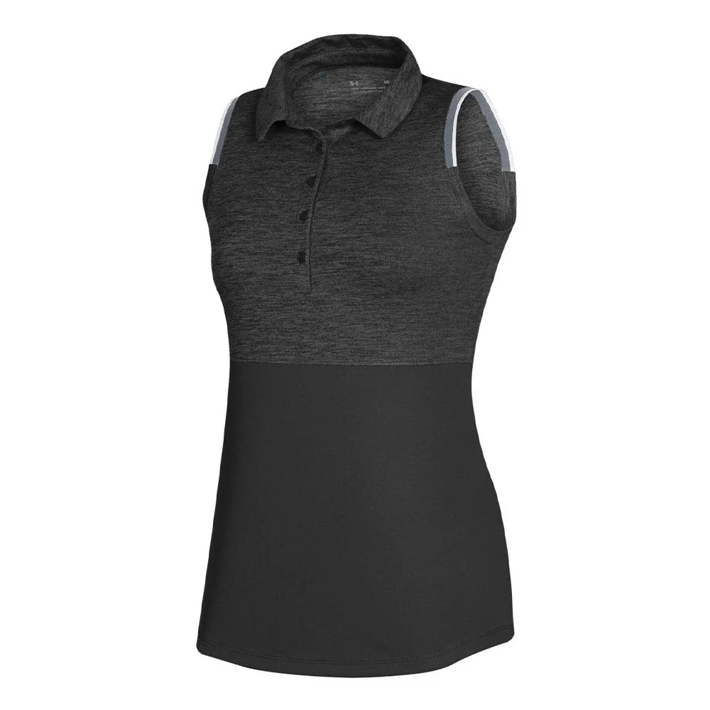 Under Armour Women's Zinger Heather Block Golf Polo - Image 2