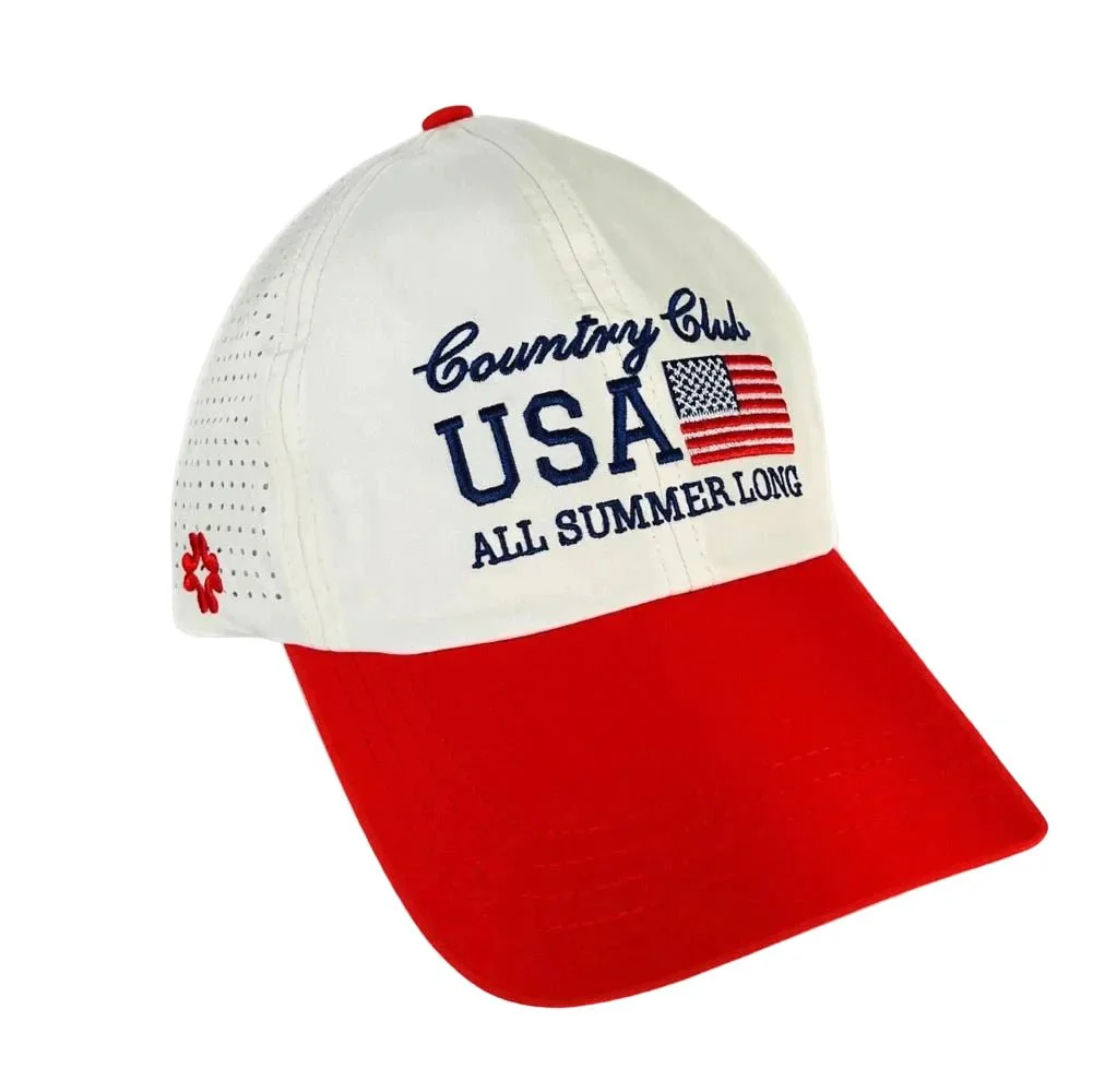 VimHue Women's Sun Goddess Country Club USA Golf Hat - Image 2