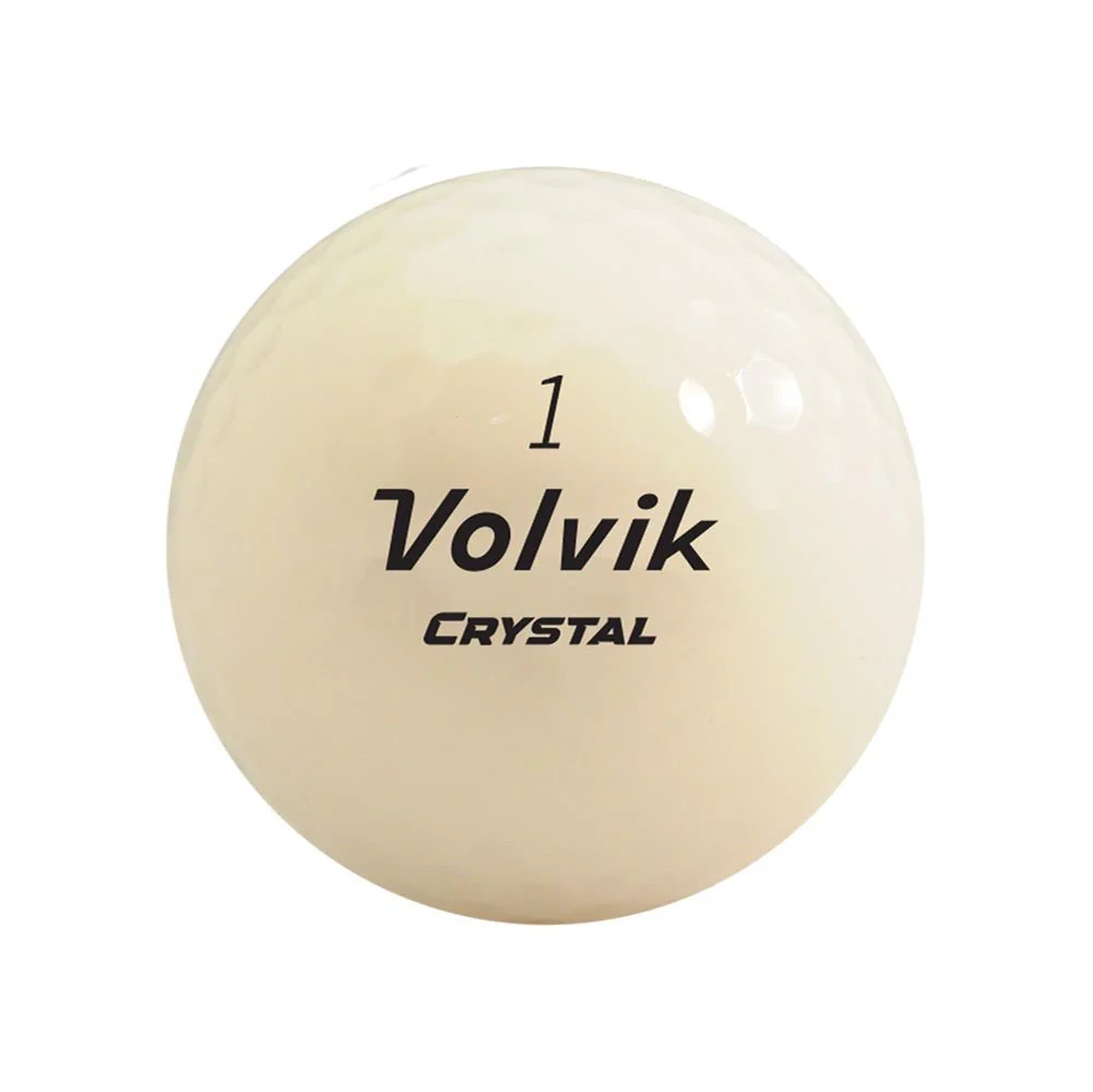 Volvik Crystal Golf Balls - White - Image 2