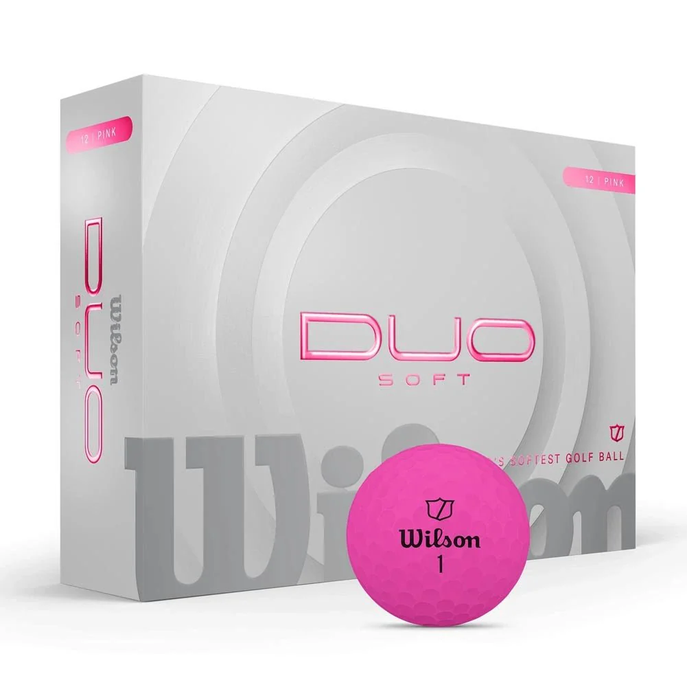 Wilson Duo Soft Golf Balls - Pink