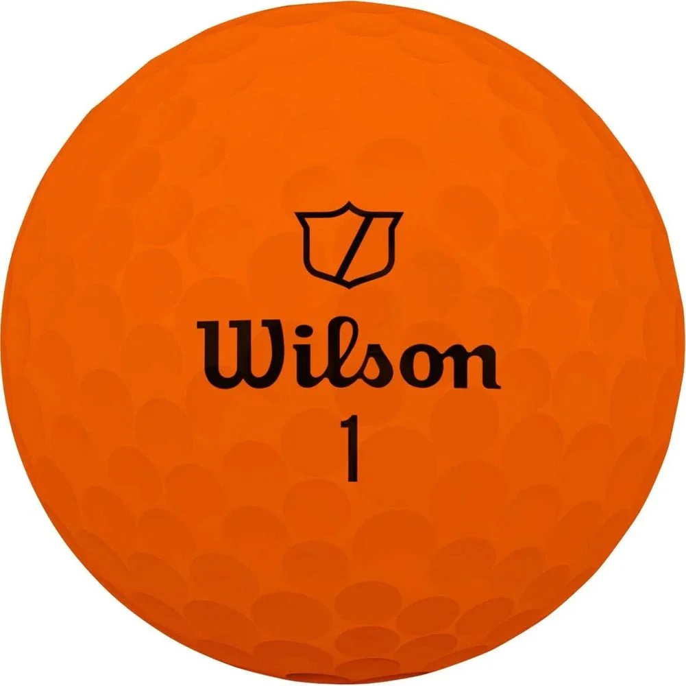 Wilson DUO Soft Orange Personalized Golf Balls - Image 3
