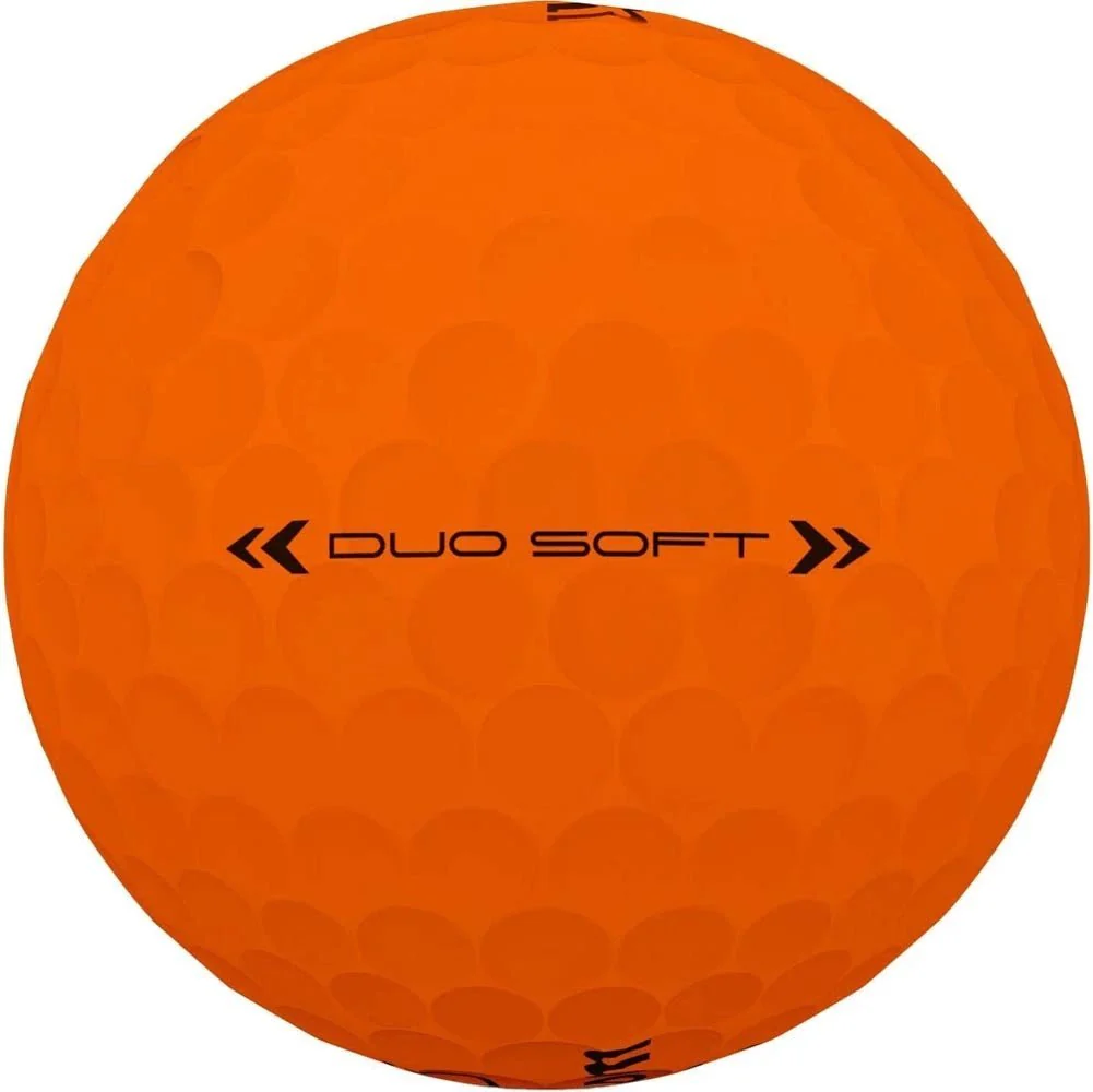 Wilson DUO Soft Orange Personalized Golf Balls - Image 4
