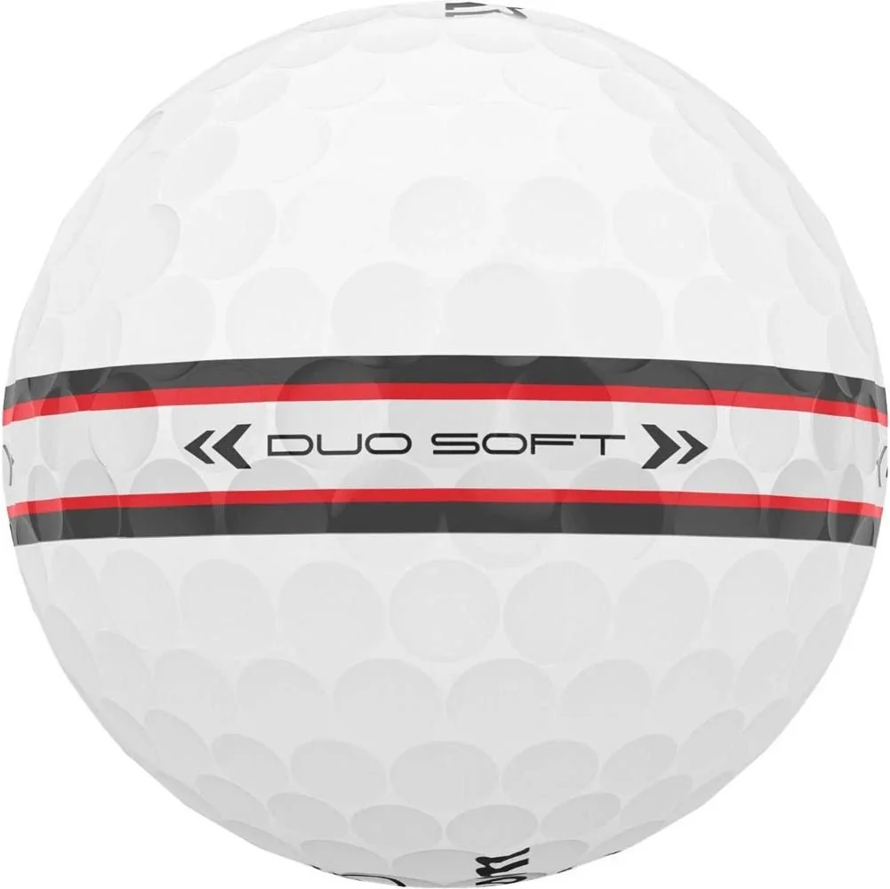 Wilson Duo Soft TRK360 Golf Balls - White/Red - Image 2