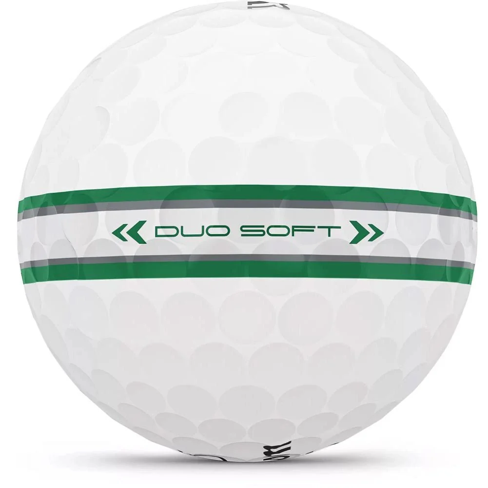 Wilson Duo Soft TRK360 Golf Balls - Green/Silver - Image 2