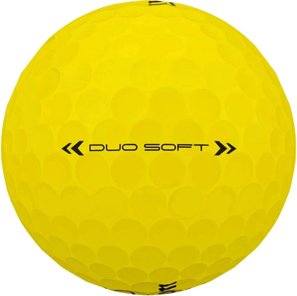 Wilson DUO Soft Yellow Personalized Golf Balls - Image 4