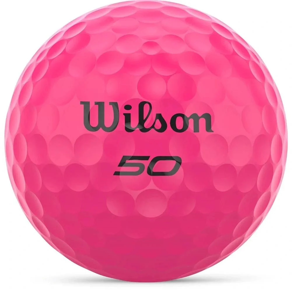 Wilson Fifty Elite Golf Balls - Pink - Image 2