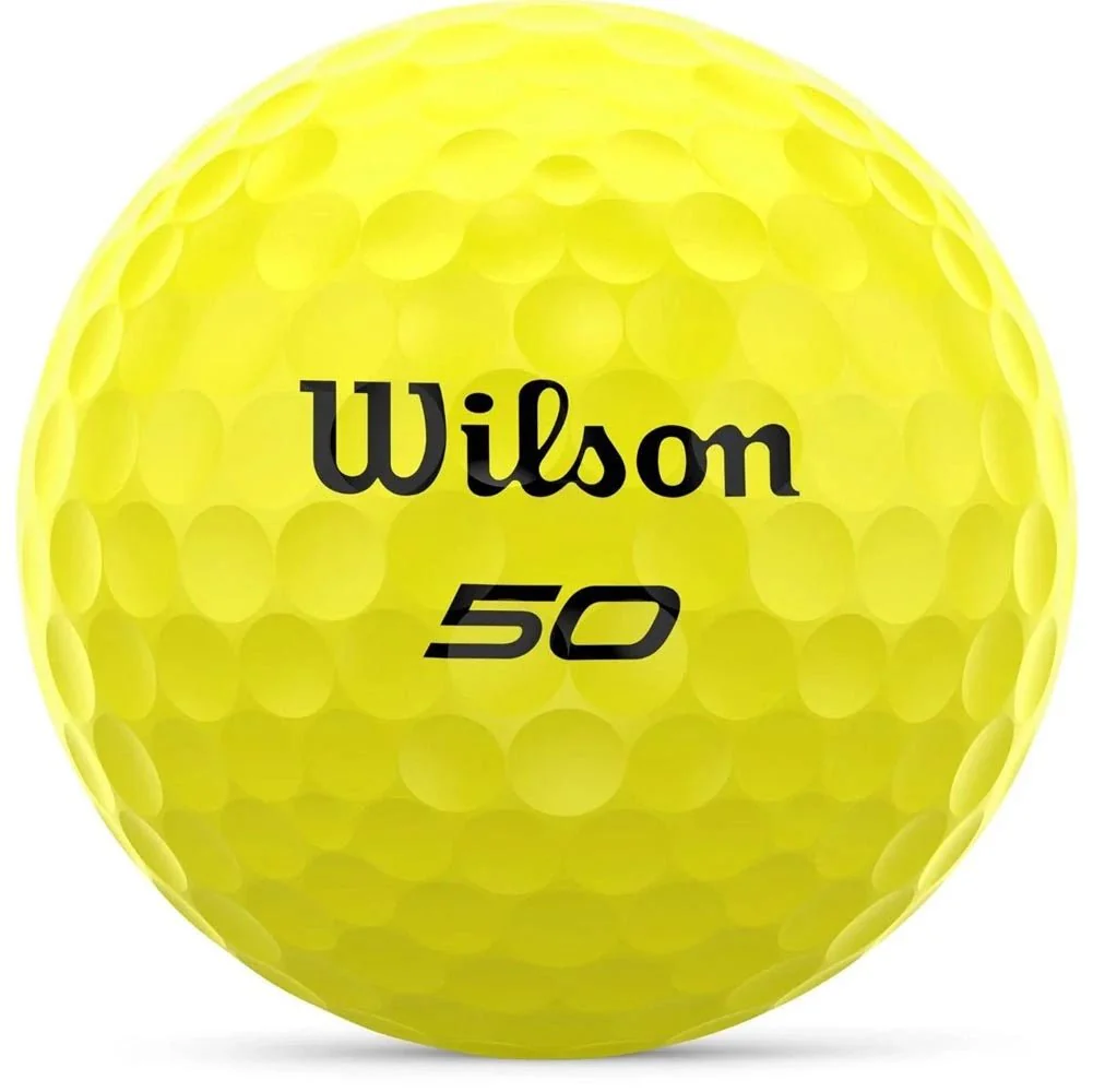 Wilson Fifty Elite Golf Balls - Yellow - Image 2